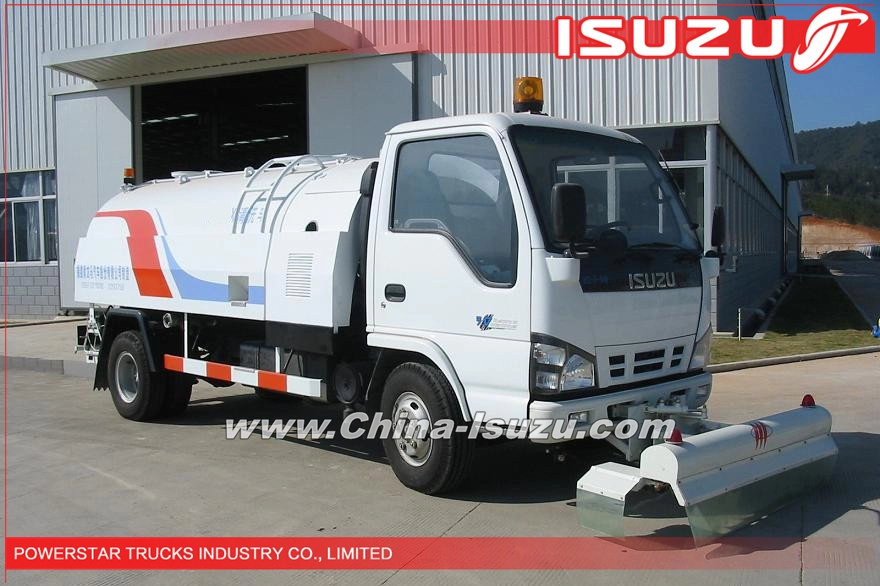 Caminhão de lavagem de esgoto de fabricação de alta pressão 5000L ISUZU
