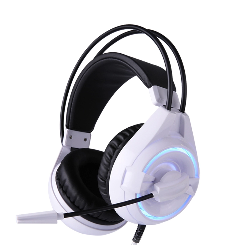 Fones de ouvido gamer Somic W251 com fio para jogos com microfone de luz LED para PS4 PC