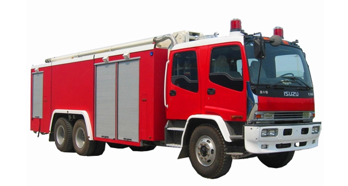 Caminhão de bombeiros de torre de água Isuzu de 15 m de altura para trabalho aéreo