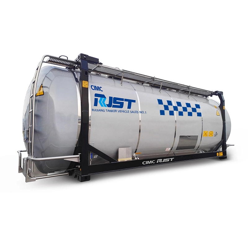 tanque de contêiner de aço inoxidável com corpo móvel - CIMC RJST Liquid truck