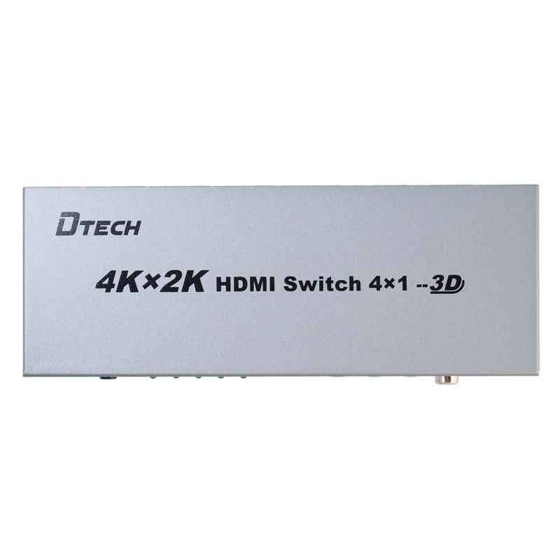 DTECH DT-7041 4K 4 vias HDMI SWITCH com áudio