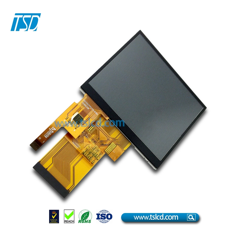 Ângulo de visão de 6H LCD TFT QVGA de 3,5 polegadas com interface RGB de 54 pinos