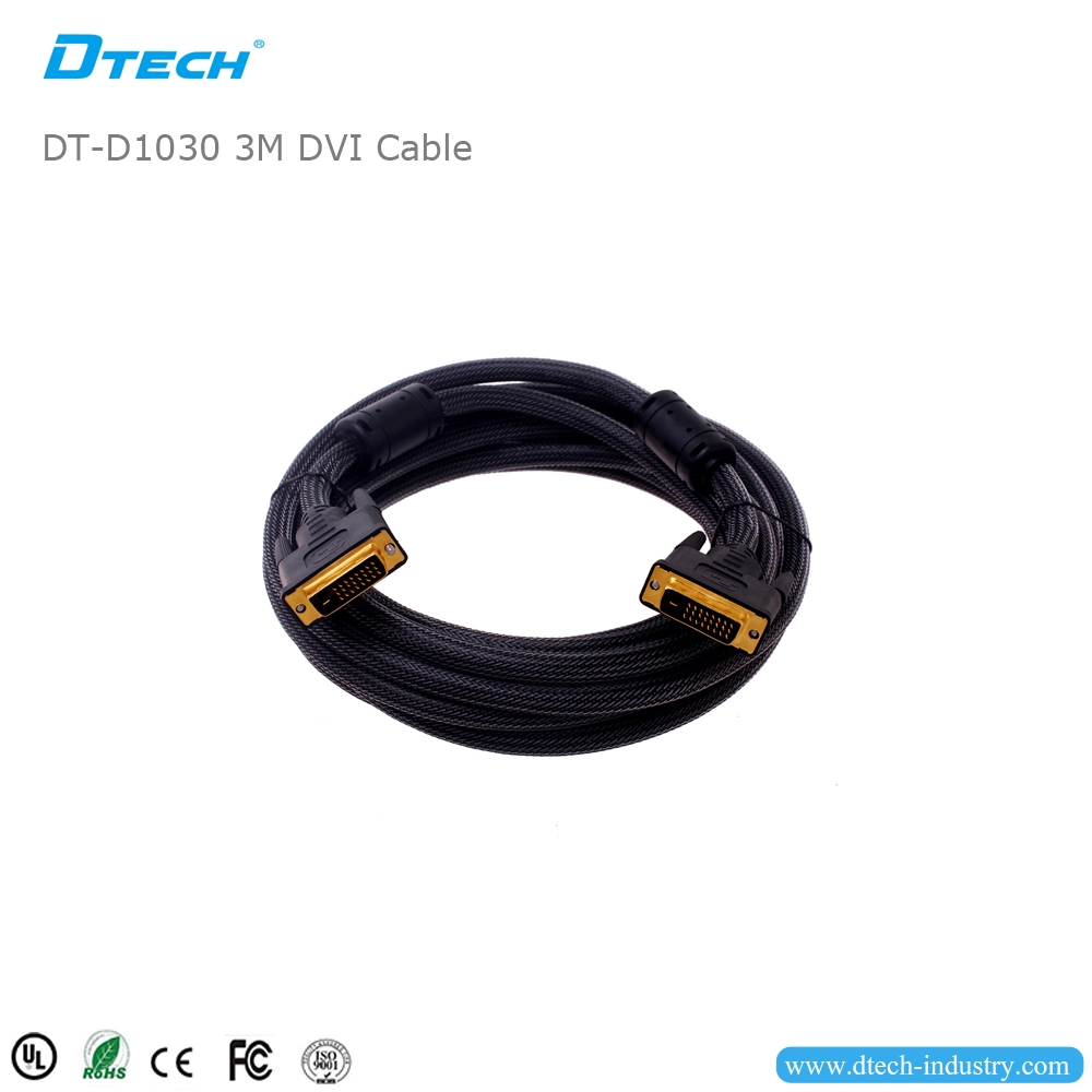 DTECH DT-D1030 3M cabo DVI
