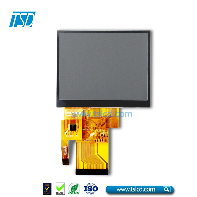 Ângulo de visão de 6H LCD TFT QVGA de 3,5 polegadas com interface RGB de 54 pinos