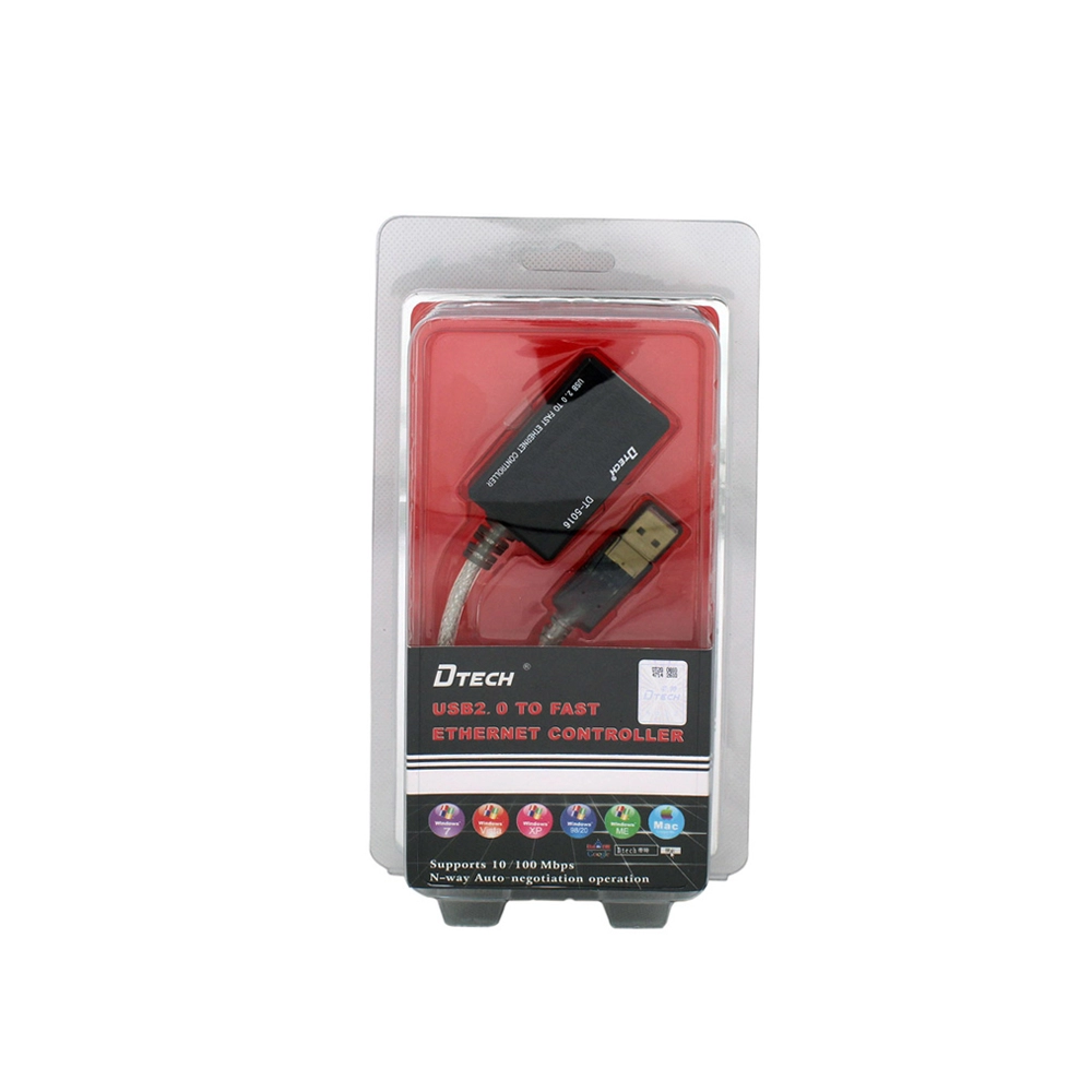 DTECH DT-5016 USB 2.0 para controlador Fast Ethernet
