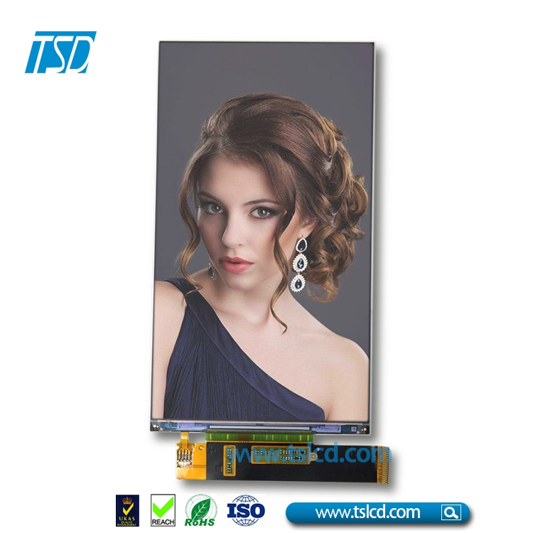 Visor LCD TFT IPS de 5,5'' com 720x1280 pontos com interface MIPI