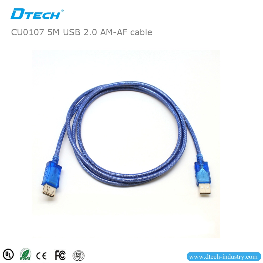 Cabo DTECH CU0107 5M USB 2.0 AM-AF