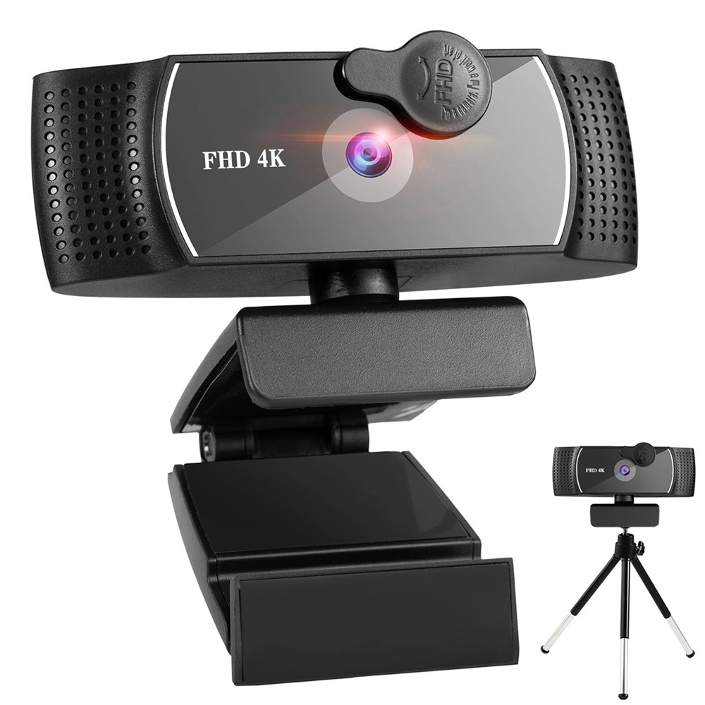 Webcam HD com foco automático 4K