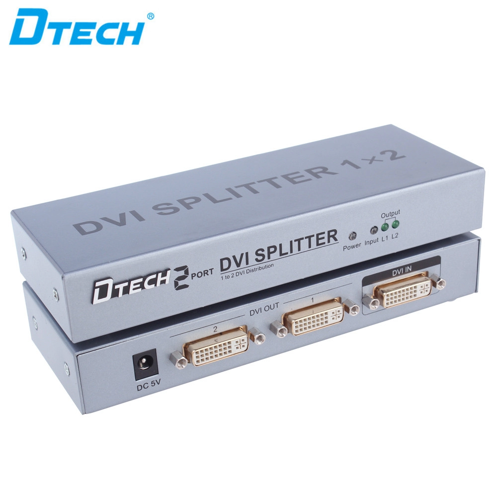 Divisor DTECH DT-7023 1 a 2 DVI