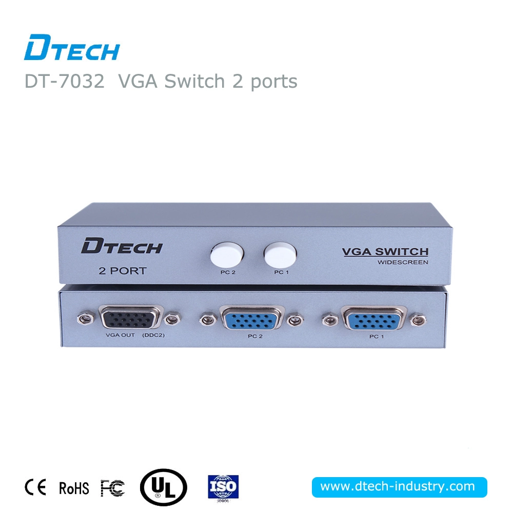 DTECH DT-7032 2 para 1 interruptor vga