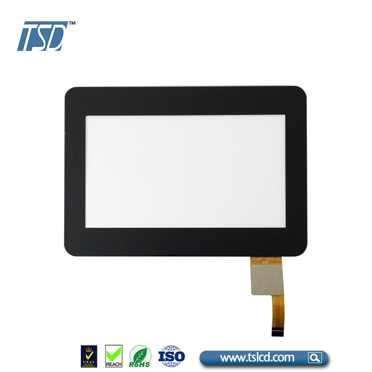 Lente de tampa TFT 4,3 '' display tft lcd com CTP