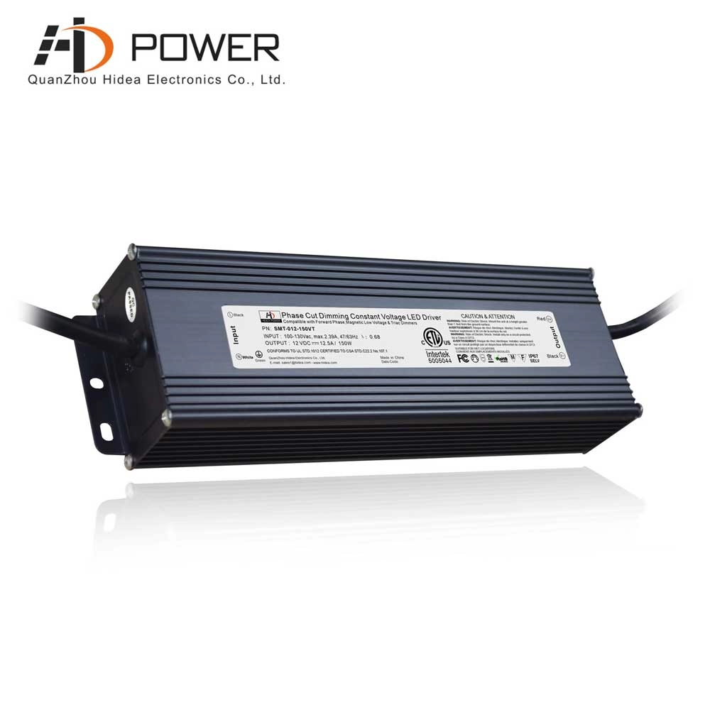 ETL listado 12v 24v 150w driver oem de alta potência