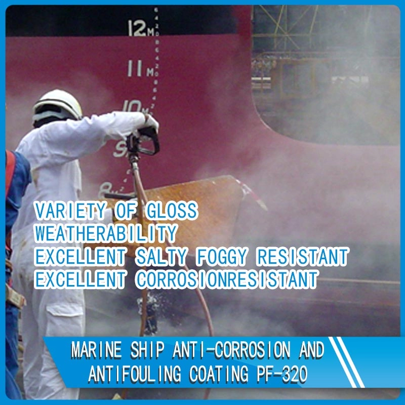 Revestimento anticorrosivo e anti-incrustante para navios marítimos PF-320