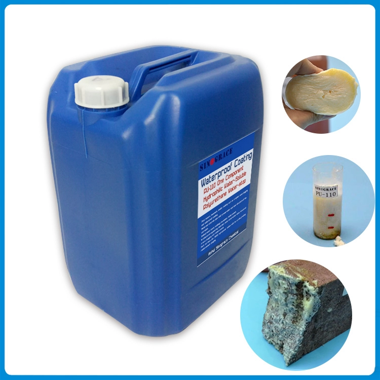 Gel de espuma de poliuretano hidrofílico solúvel em água de um componente/Flex PU-110