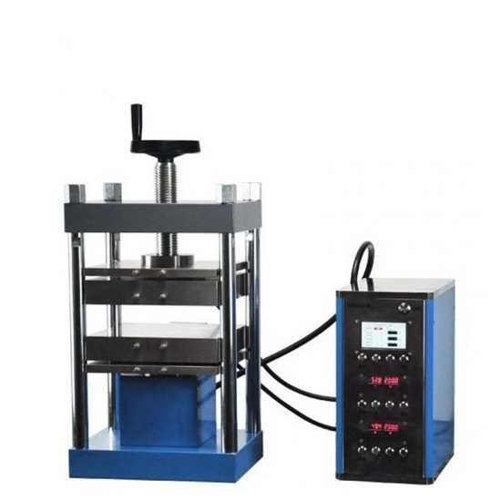 Prensa a quente hidráulica automática de laboratório de 300 ℃ 40T com controle de pressão de alta precisão