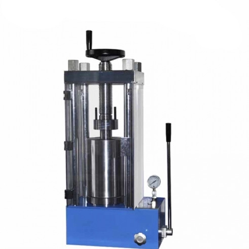 Máquina de prensagem hidráulica CIP de prensa isostática a frio manual de laboratório 40T