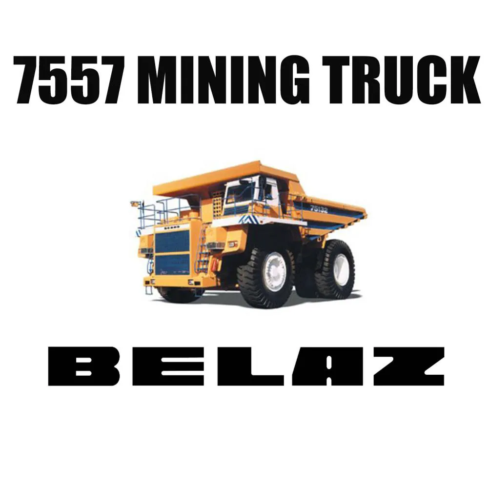 Pneus de terraplenagem gigante Luan 27.00R49 equipam em caminhões basculantes BELAZ 7557