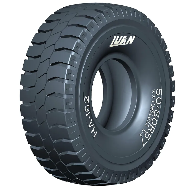 Melhores pneus OTR sem câmara gigante 50/80R57 para cargas pesadas