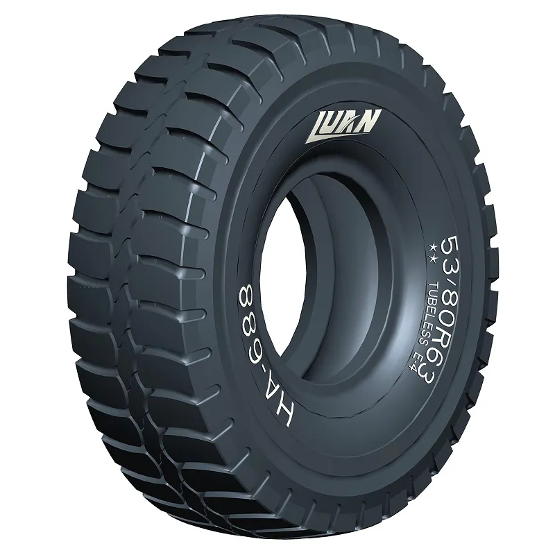 Excelente tração e resistência ao corte HA688 padrão 53/80R63 pneus OTR para caminhão basculante