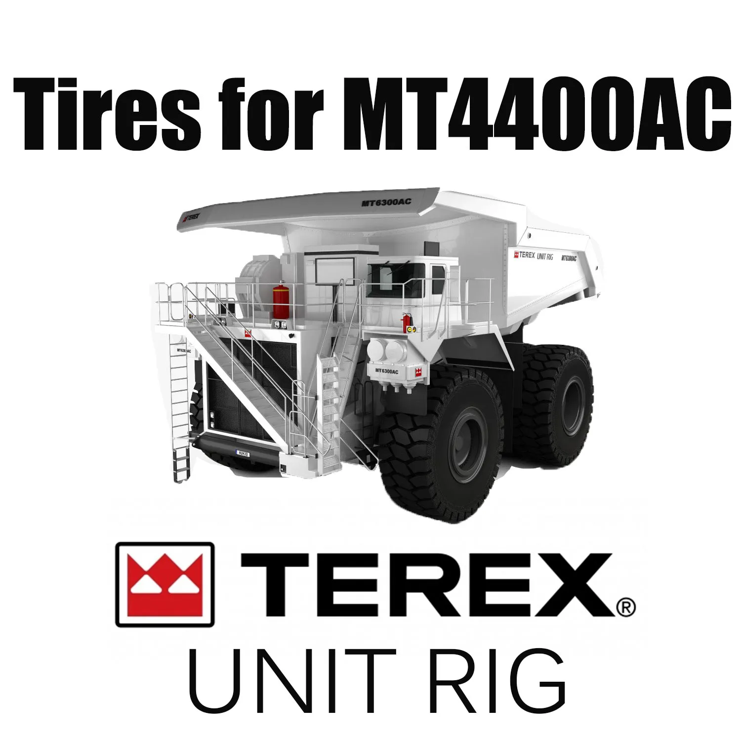 Deep Tread 46/90R57 Specialty Off The Road Pneus aplicados para UNIT RIG MT4400AC