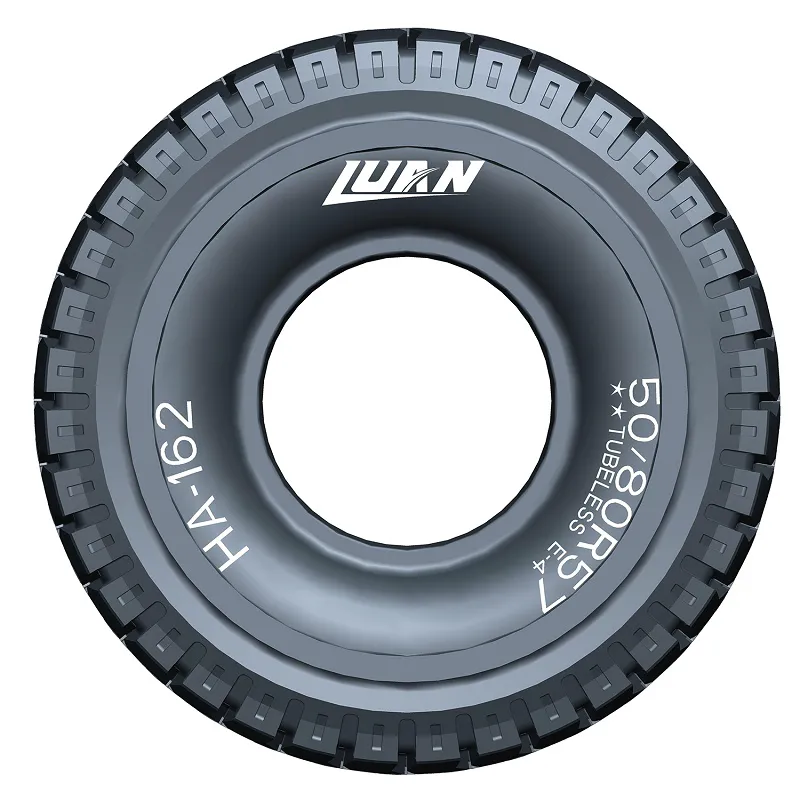 Melhores pneus OTR sem câmara gigante 50/80R57 para cargas pesadas