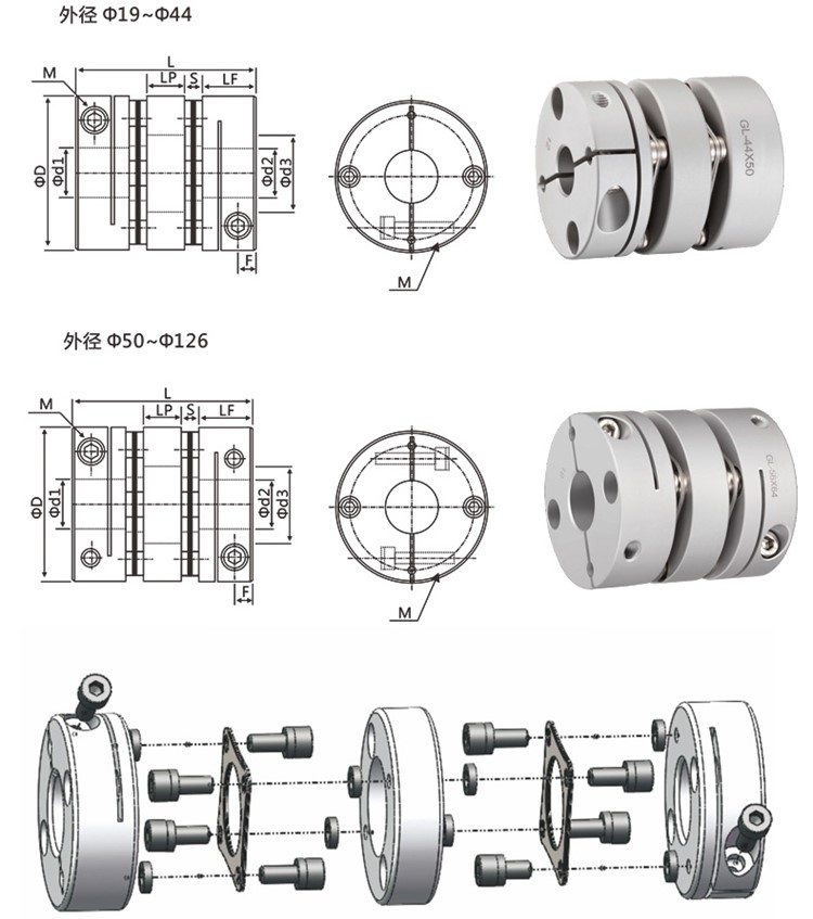 clamp coupling drawings