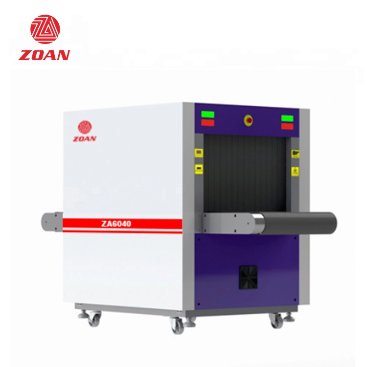 Máquina Scanner de Sistema de Inspeção de Bagagem por Raio X Multi Energia ZA6040