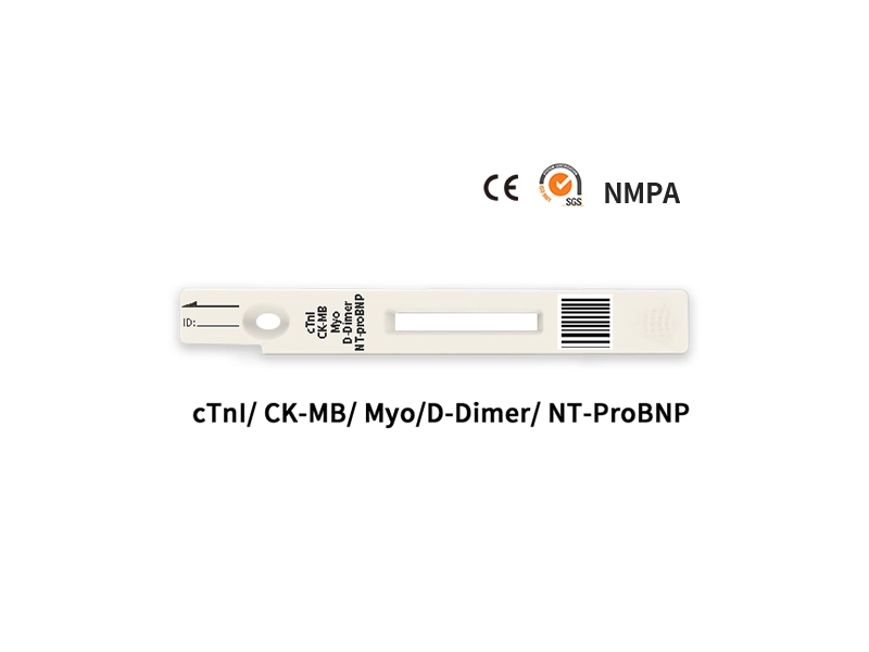 5 em 1 (cTnI/ CK-MB/ Myo/ NT-proBNP/ D-Dimer) Teste Quantitativo Rápido