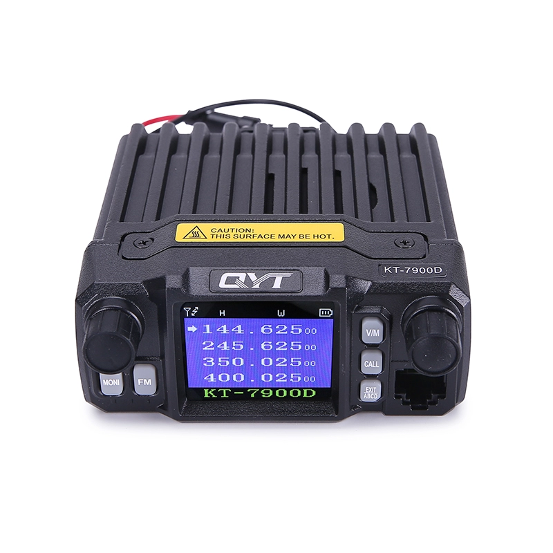 Rádio amador móvel com tela colorida VHF UHF quad band
