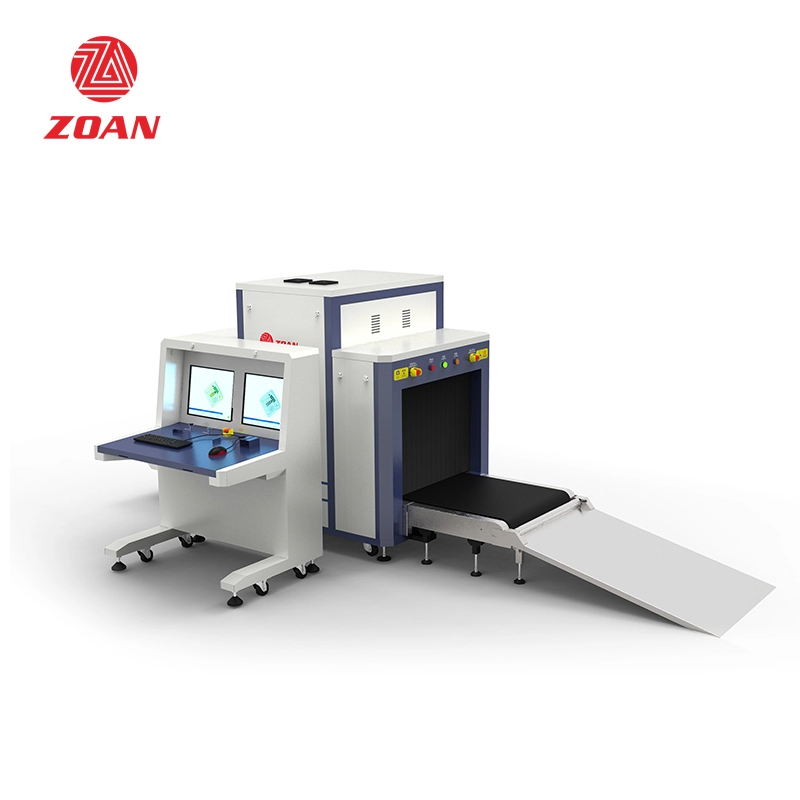 Máquina de bagagem de raio-x de aeroporto multi-energia scanner de bagagem de raio-x colorido ZA8065
