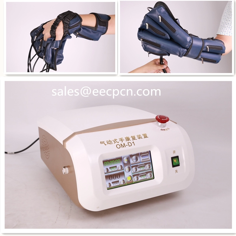 Equipamento de reabilitação de mão terapêutica automática para dedos paralisados de mão espástica