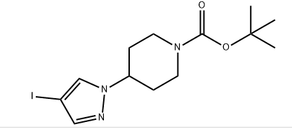 Ácido 1-piperidinocarboxílico, 4-(4-iodo-1H-pirazol-1-il)-, 1,1-dimetiletil éster