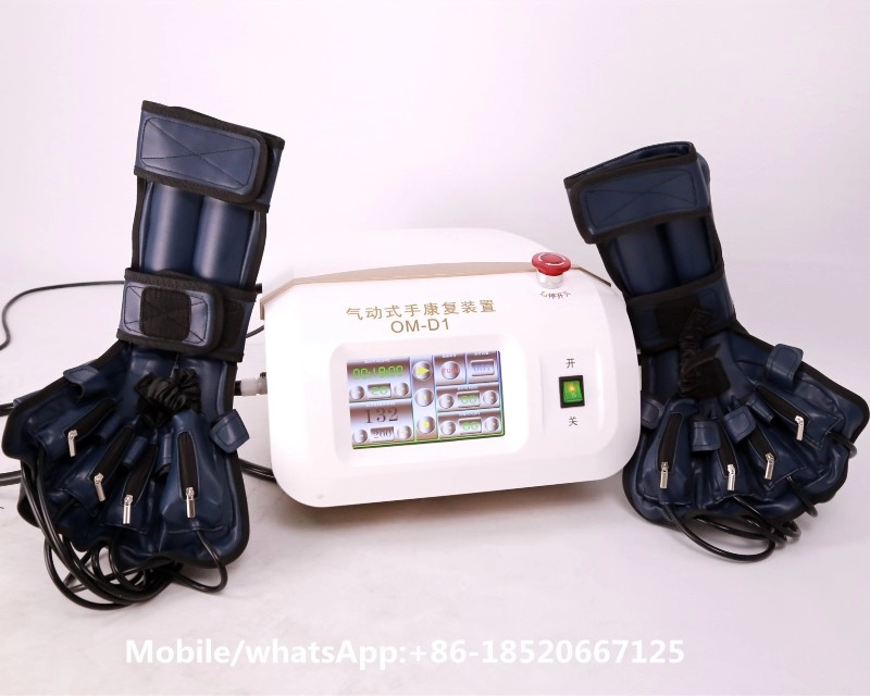 Dispositivo pneumático de reabilitação da mão para prevenir contratura da articulação do dedo após acidente vascular cerebral