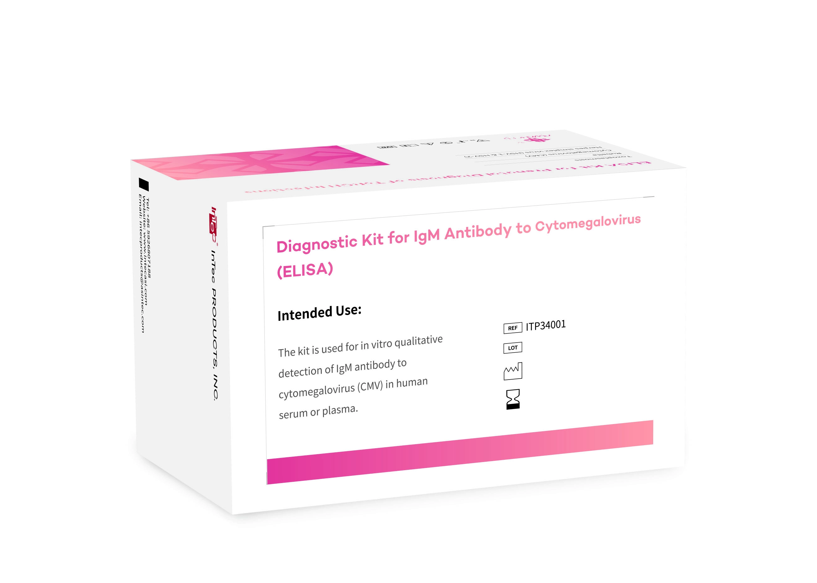 Kit de diagnóstico ELISA para anticorpo lgM para citomegalovírus