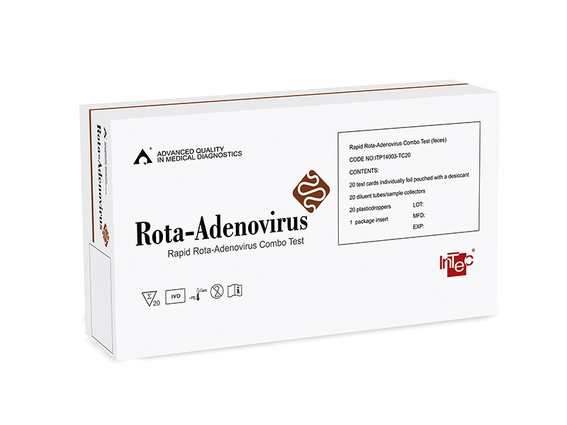 Teste rápido combinado de rota-adenovírus