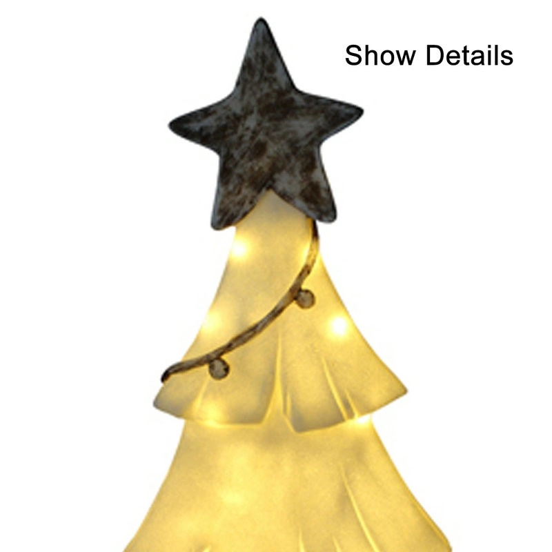 Lâmpadas de arenito The Light Tree com Top Star para o Natal