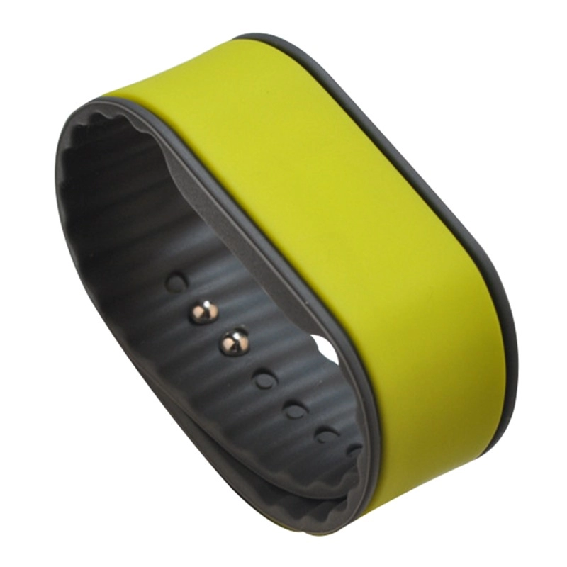 Pulseira de silicone RFID dupla cor para academia de ginástica