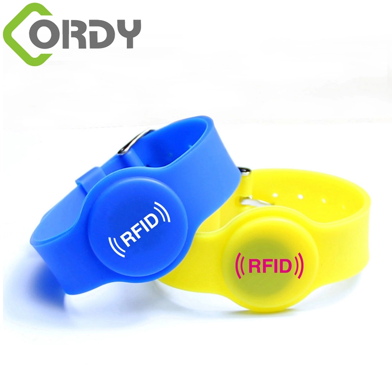 13,56 MHz HF silicone RFID pulseira RFID pulseira para piscinas