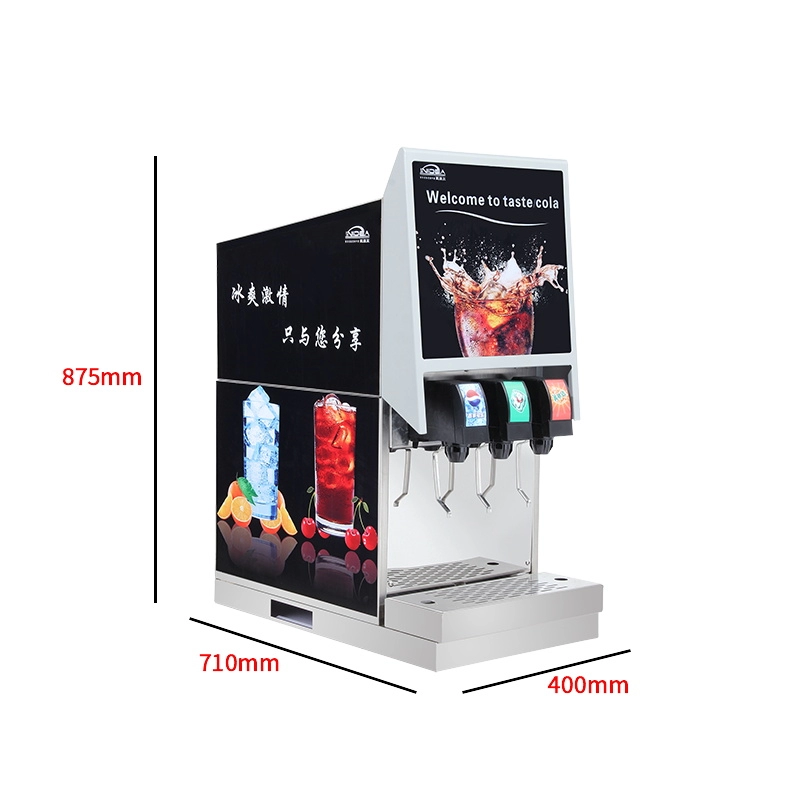 Máquina dispensadora de fonte de refrigerante de festa de restaurante