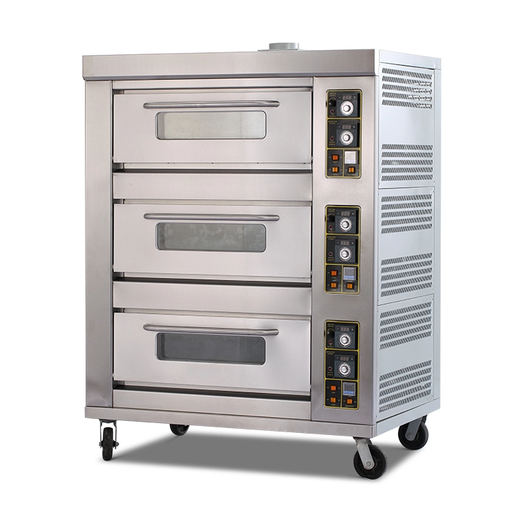 Fo3 multifuncional comercial 9 bandejas forno de pizza a gás equipamento de cozinha