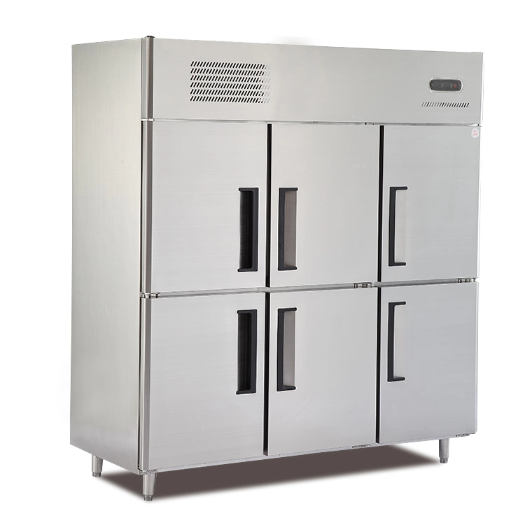Alcance comercial 1.6LG 6 portas na cozinha, geladeira e freezer para restaurante