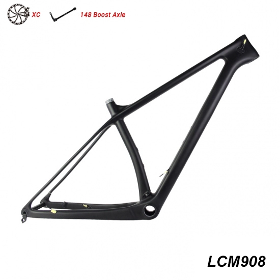 Novo conjunto de quadros de bicicleta mtb boost de carbono leve