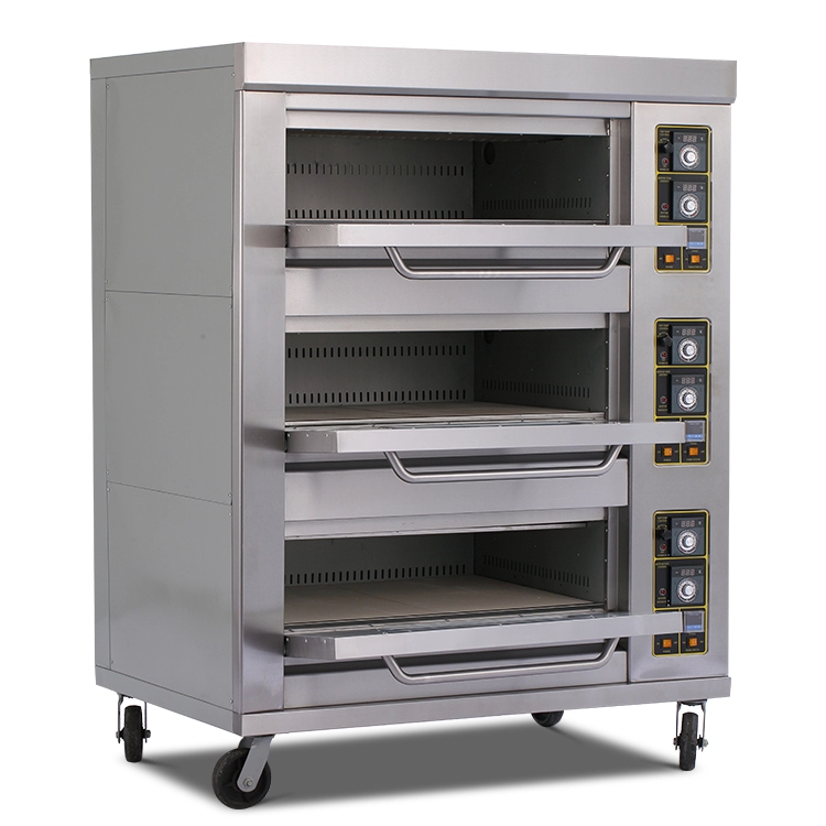 G36B OEM Equipamento de Padaria 3 Decks Comercial Gás Pizza Padaria Forno de Assar