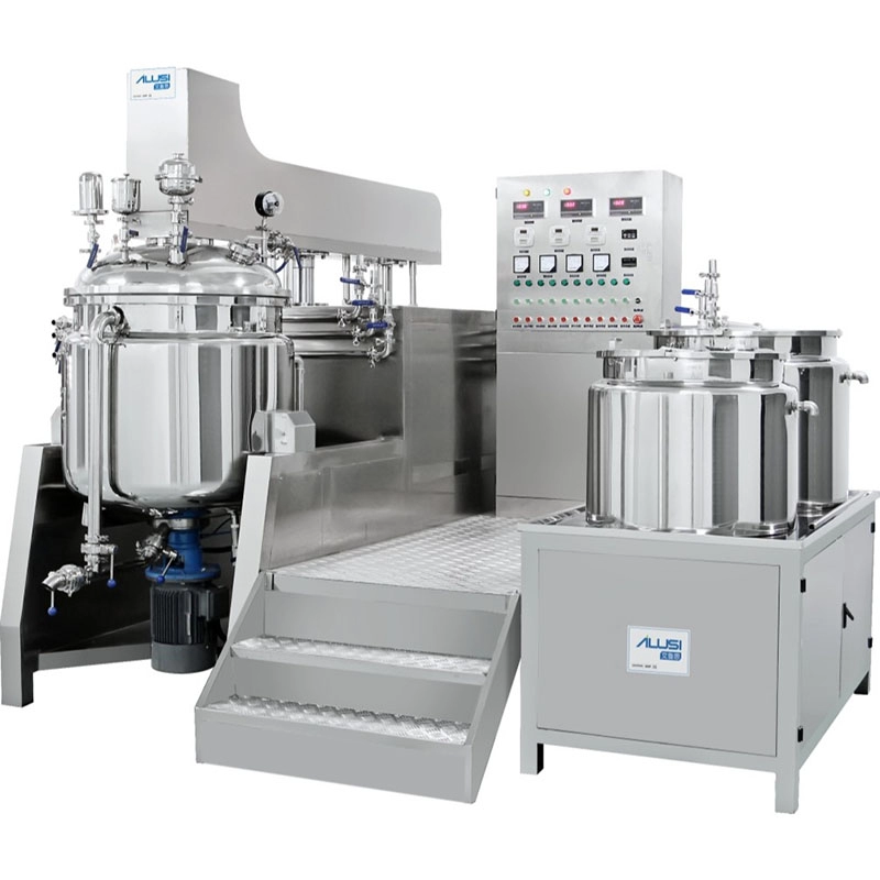 Máquina misturadora de creme homogeneizador a vácuo cosmético 500L