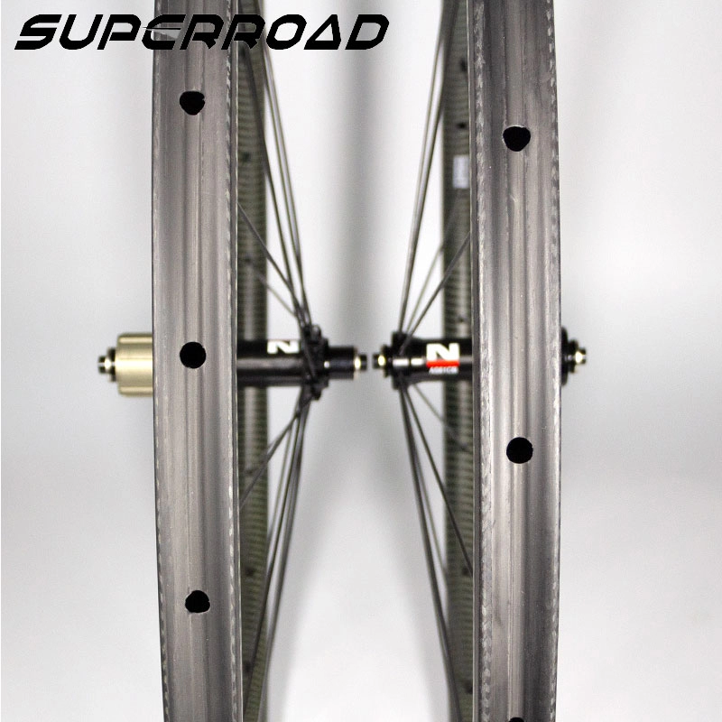 Rodas tubulares de 25 mm para bicicletas de estrada Kevlar de carbono