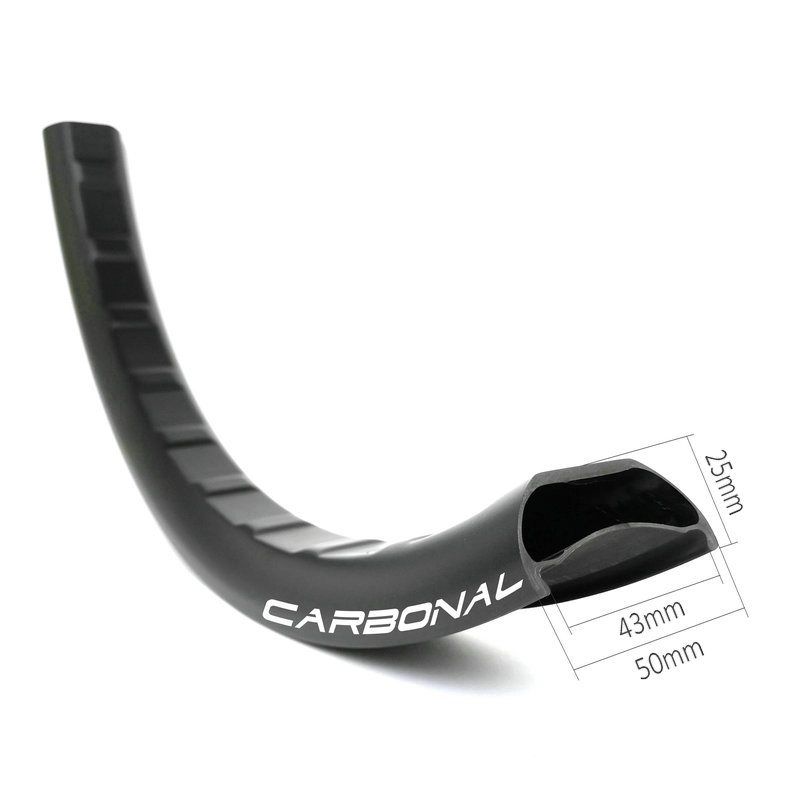 Carbono 27.5 plus aro 50mm de largura 25mm de profundidade sem gancho pronto para tubeless
