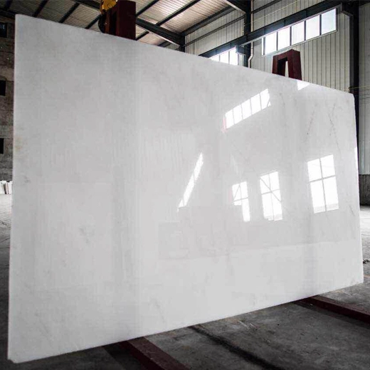 Mármore natural branco cristal para materiais de pedra de construção de projeto
