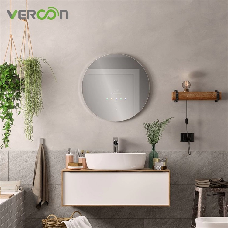 Placa-mãe personalizada de fábrica para banheiro moderna vaidade espelho inteligente