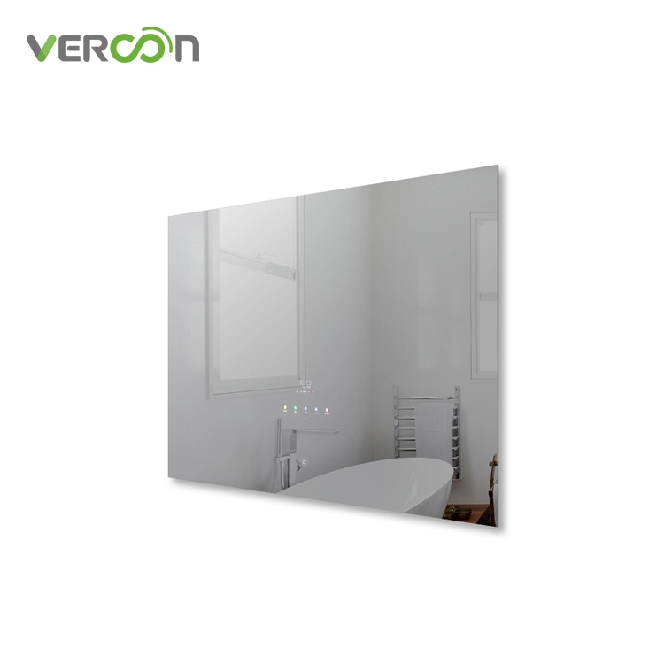 Novo espelho de banho inteligente retroiluminado europeu americano com tela de toque de 10,1 polegadas espelho mágico TV para imóveis