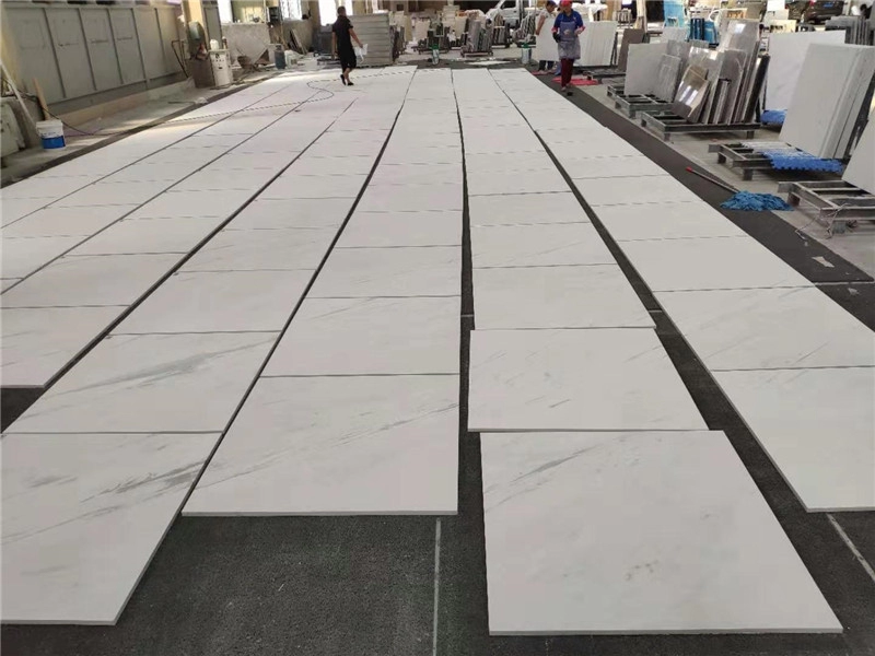 Fábrica de bancadas de mármore branco Sivec por atacado